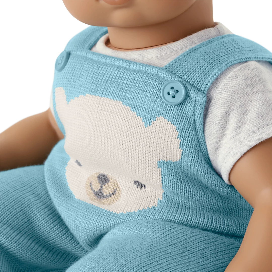 American Girl Ages 18m+ Blue Bear Overalls Set For Bitty Baby® Dolls 5 American Girl Ages 18m+ Blue Bear Overalls Set For Bitty Baby® Dolls