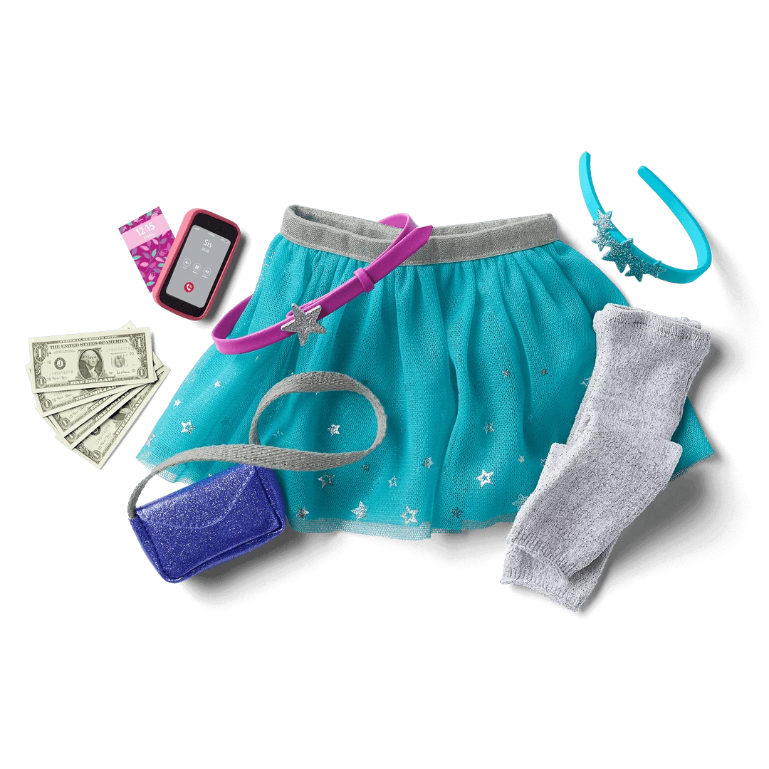 American Girl Truly Me™ Doll #66 + Sparkle & Shine Accessories Ages 6+ 7 American Girl Truly Me™ Doll #66 + Sparkle & Shine Accessories Ages 6+