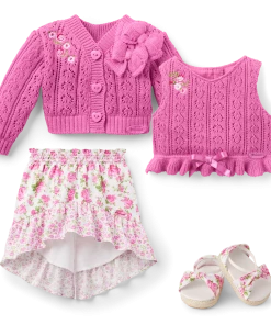 American Girl® X LoveShackFancy Garden Party Peplum Top Outfit Bundle + Truly Me™ Doll Ages 6+