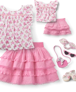 American Girl® X LoveShackFancy Rosy Ruffles Outfit Bundle For Girls & 18-inch Dolls Ages 6+