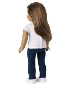 American Girl Team USA T-Shirt For Girls & 18-inch Dolls 12 American Girl Team USA T-Shirt For Girls & 18-inch Dolls