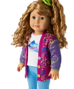 American Girl Courtney's™ Cardigan For 18-inch Dolls Ages 8+ 9 American Girl Courtney's™ Cardigan For 18-inch Dolls Ages 8+