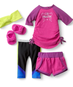 American Girl Stay Pawsitive Dress Outfit Bundle For 18-inch Dolls