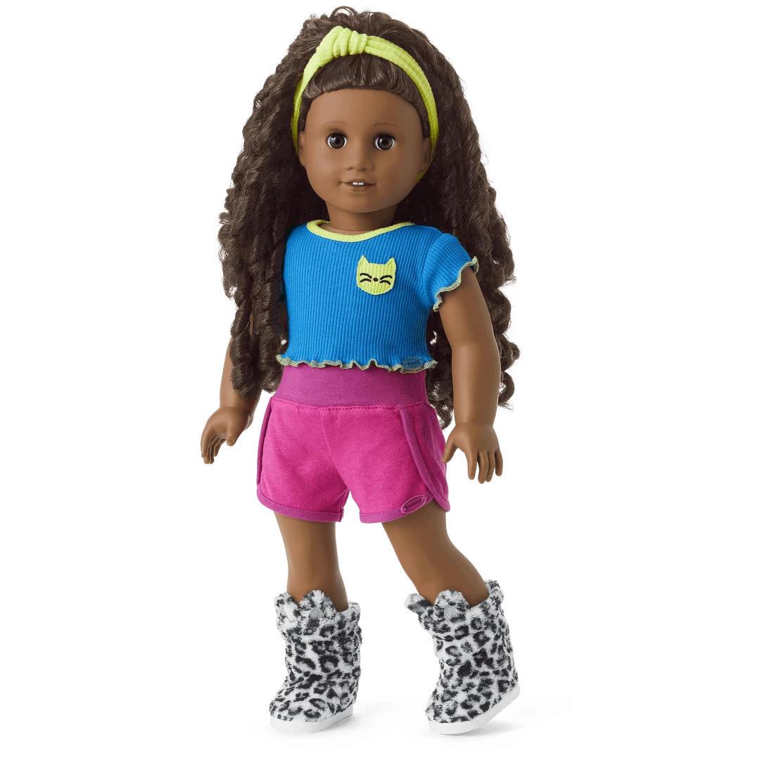 American Girl Meow Wow Tank & Crop Top For 18-inch Dolls Ages 6+ 4 American Girl Meow Wow Tank & Crop Top For 18-inch Dolls Ages 6+