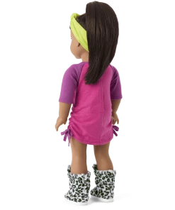 American Girl Ages 6+ Snow Leopard Booties For 18-inch Dolls