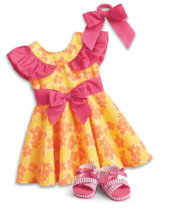 American Girl Nanea's Luau Dress For 18-inch Dolls Ages 8+