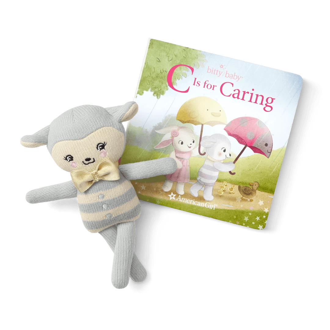 American Girl Bitty Baby® Doll #1 In Pretty Pink + Plush Friends & Board Books 6 American Girl Bitty Baby® Doll #1 In Pretty Pink + Plush Friends & Board Books