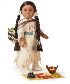 American Girl Ages 8+ Kaya’s™ Trading Feast & Tule Mat