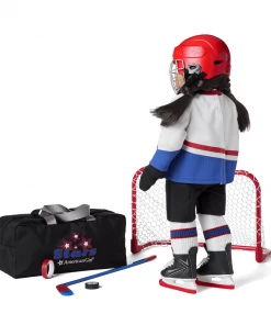 American Girl All Star Hockey Set For 18-inch Dolls Ages 6+