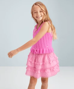 Ages 6+ American Girl® X LoveShackFancy Rosy Ruffles Skirt Outfit Bundle For Girls