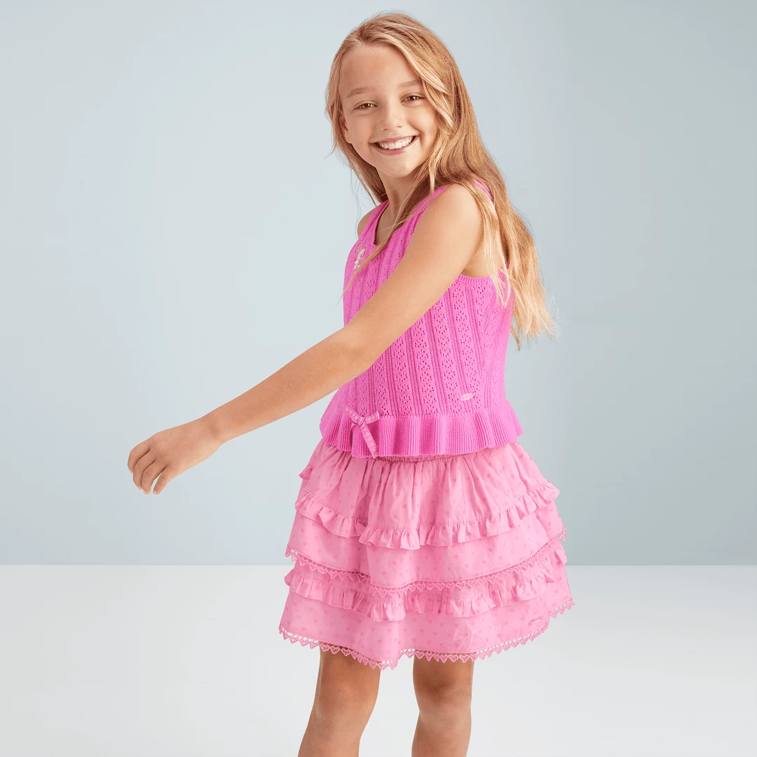 Ages 6+ American Girl® X LoveShackFancy Rosy Ruffles Skirt Outfit Bundle For Girls 4 Ages 6+ American Girl® X LoveShackFancy Rosy Ruffles Skirt Outfit Bundle For Girls