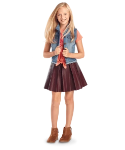 American Girl Embossed Paisley Skirt For Girls Ages 8+