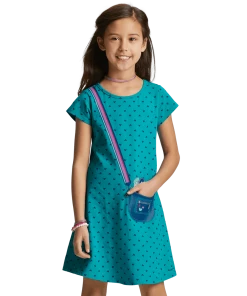 American Girl Ages 8+ Heart Print Dress For Girls
