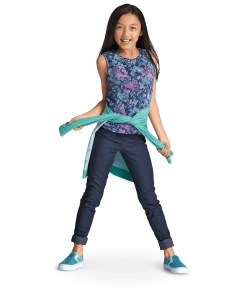 American Girl Print Tank Top For Girls