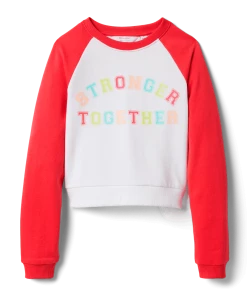 Ages 8+ American Girl® X Janie And Jack: Maritza’s™ Stronger Together Sweatshirt For Girls