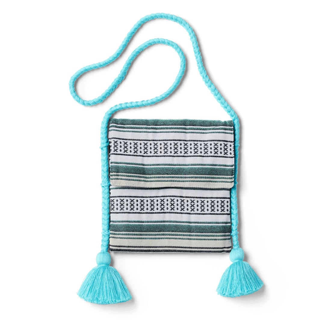 American Girl Woven Tassel Bag For Girls 3 American Girl Woven Tassel Bag For Girls