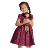American Girl Pretty Plaid Christmas Dress For Little Girls & WellieWishers™ Dolls