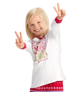 American Girl Peace, Love & Joy PJ Top For Girls