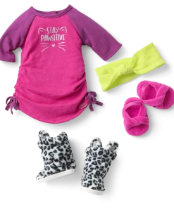 American Girl Ages 6+ Paw-some Fashion Dress Outfit Bundle For 18-inch Dolls
