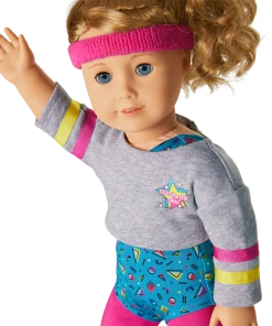 American Girl Courtney's Fitness Outfit For 18-inch Dolls Ages 8+ 10 American Girl Courtney's Fitness Outfit For 18-inch Dolls Ages 8+