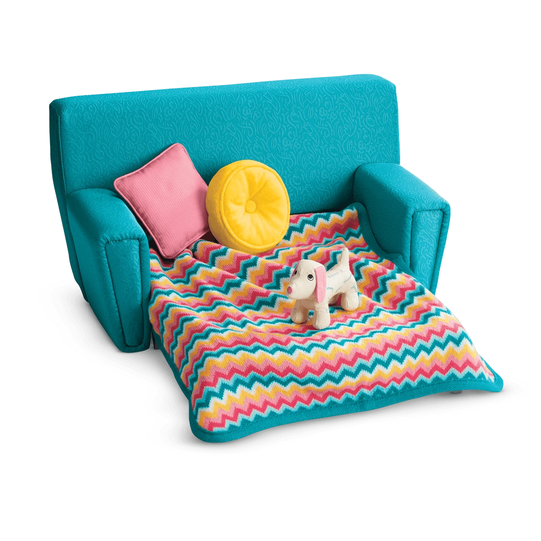 American Girl Maryellen's Sofa Bed Set 4 American Girl Maryellen's Sofa Bed Set