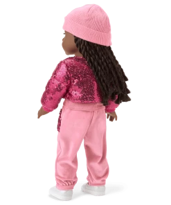 American Girl Makena’s™ Pink Puffer & Joggers Outfit For 18-inch Dolls Ages 8+