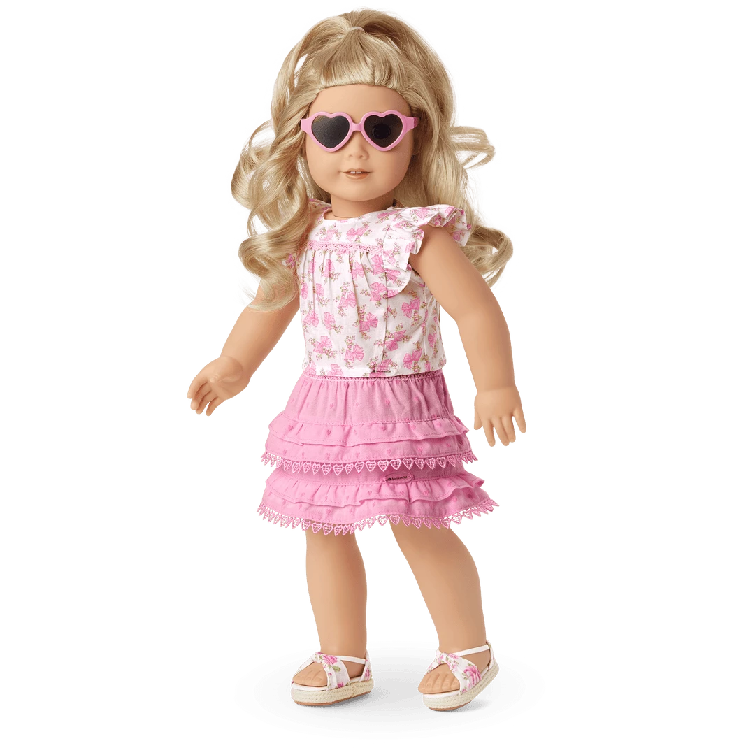 Ages 6+ American Girl® X LoveShackFancy Fancy Flutter Top Outfit Bundle For 18-inch Dolls 3 Ages 6+ American Girl® X LoveShackFancy Fancy Flutter Top Outfit Bundle For 18-inch Dolls