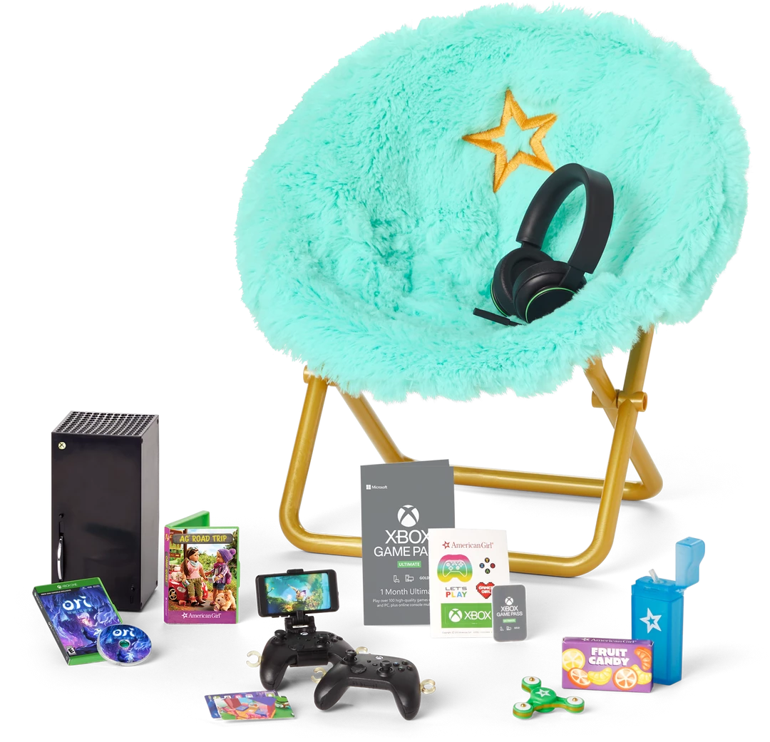 Ages 6+ American Girl® + Xbox Gaming Set 3 Ages 6+ American Girl® + Xbox Gaming Set