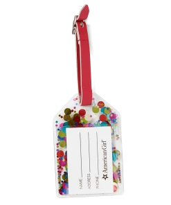 American Girl Ages 8+ Confetti Luggage Tag For Girls