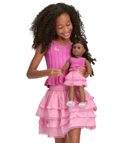 Ages 6+ American Girl® X LoveShackFancy Garden Party Rosy Ruffles Outfit Bundle For Girls & 18-inch Dolls
