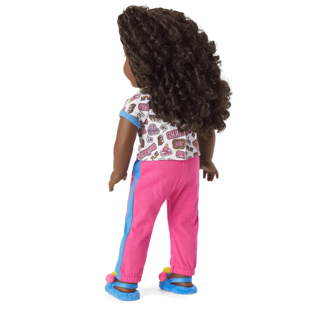 American Girl Talk All Night Pajamas For Girls & 18-inch Dolls 10 American Girl Talk All Night Pajamas For Girls & 18-inch Dolls