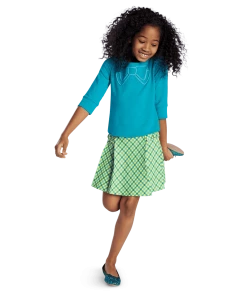 American Girl Ages 8+ Blue Bow Top For Girls