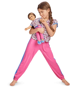 American Girl Talk All Night Pajamas For Girls & 18-inch Dolls
