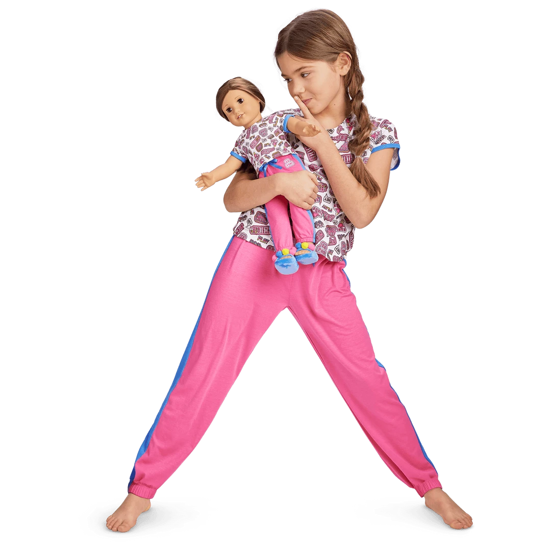 American Girl Talk All Night Pajamas For Girls & 18-inch Dolls 3 American Girl Talk All Night Pajamas For Girls & 18-inch Dolls