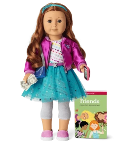 American Girl Sleepover Shop Truly Me™ Doll #61 + Sparkle & Shine Accessories