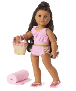 American Girl Rosy Resort Swimsuit For 18-inch Dolls
