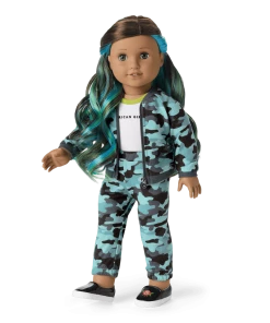 American Girl Truly Me™ Doll #89 In Cool Camo + Chic & Stylish Accessories