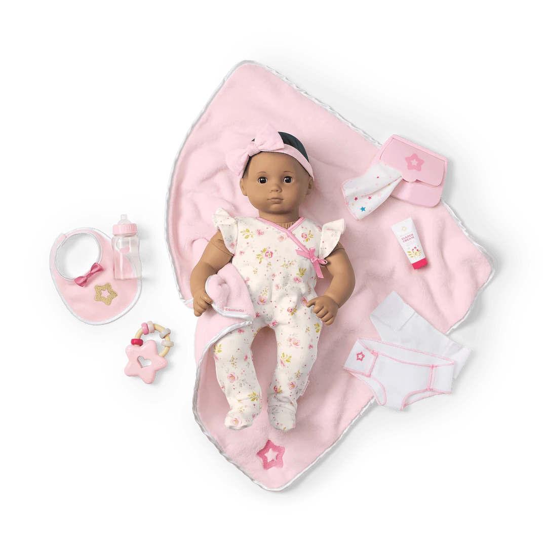 American Girl Bitty Baby® Doll #5 Care & Play Set Ages 18m+ 4 American Girl Bitty Baby® Doll #5 Care & Play Set Ages 18m+