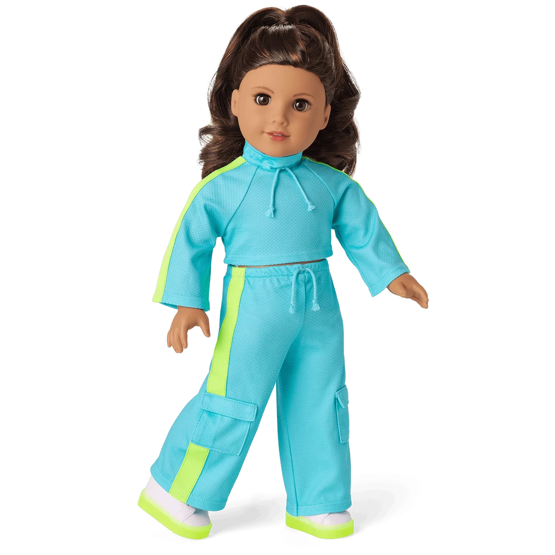 American Girl Ages 8+ Maritza’s™ Neon Stripe Outfit For 18-inch Dolls 3 American Girl Ages 8+ Maritza’s™ Neon Stripe Outfit For 18-inch Dolls