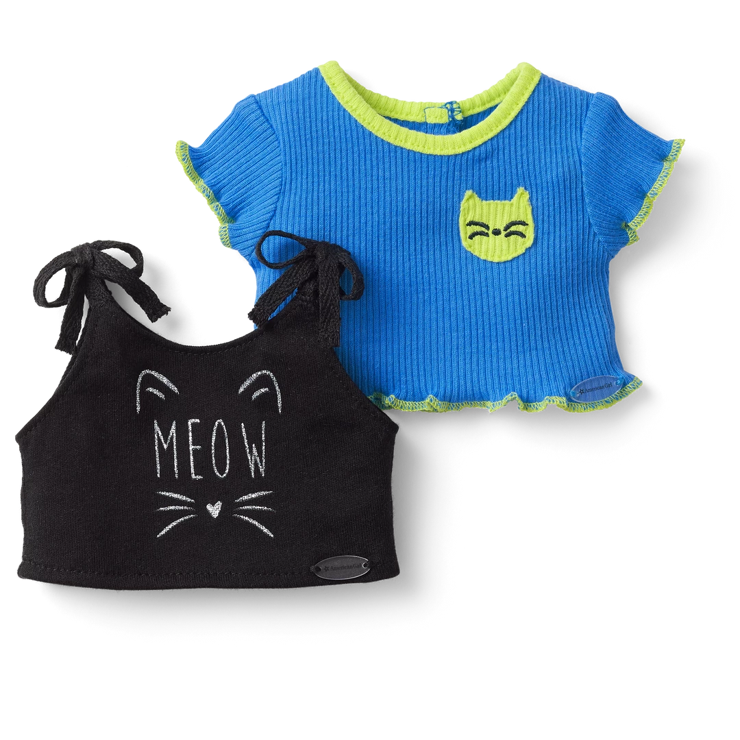 American Girl Meow Wow Tank & Crop Top For 18-inch Dolls Ages 6+ 3 American Girl Meow Wow Tank & Crop Top For 18-inch Dolls Ages 6+