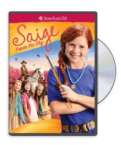 American Girl Saige Paints The Sky DVD Ages 8+