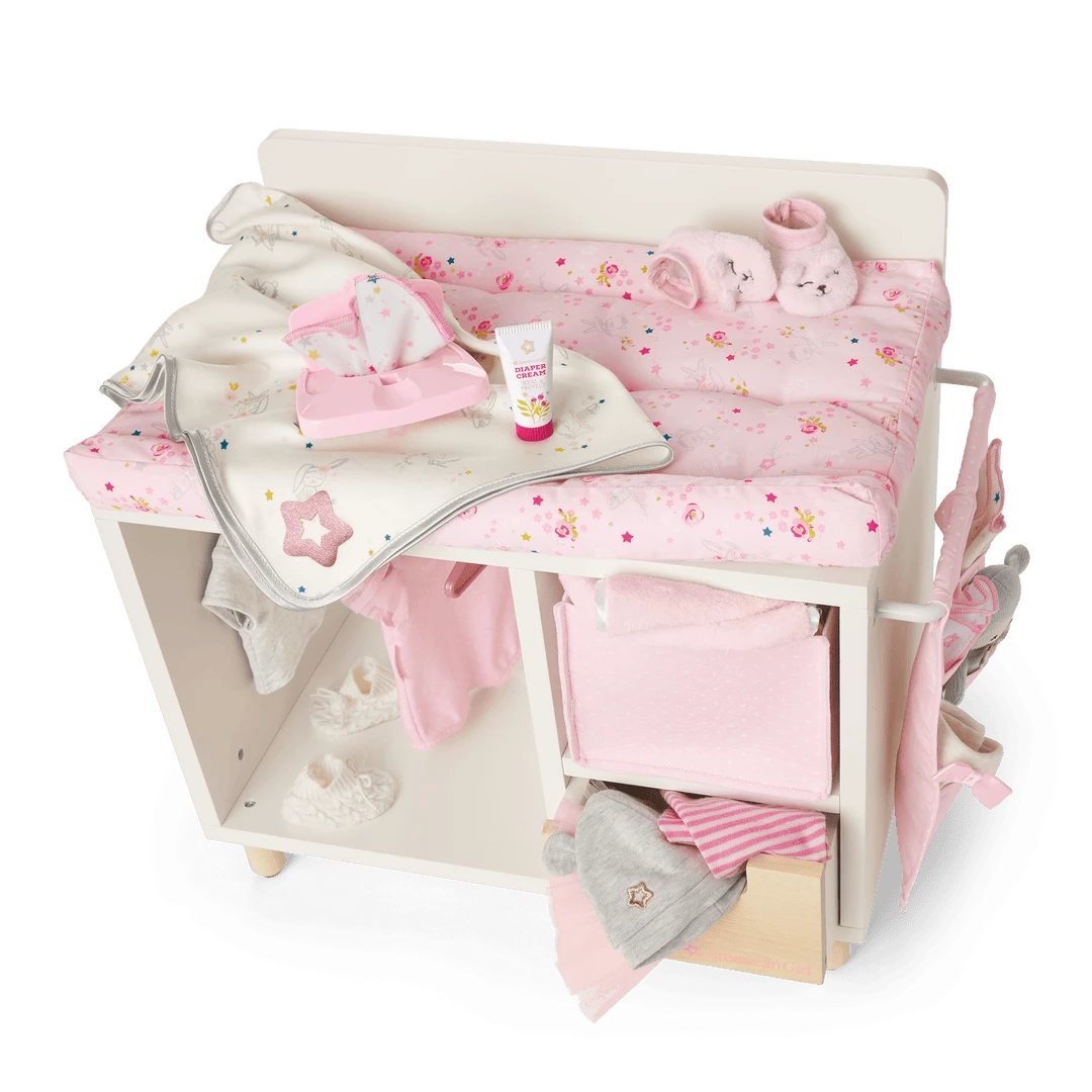 American Girl Best Sellers Dots & Blooms Changing Table With Storage 5 American Girl Best Sellers Dots & Blooms Changing Table With Storage