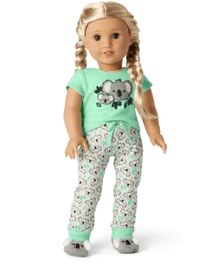 American Girl Ages 8+ Kira’s™ Koala PJs For Girls And 18-inch Dolls 18 American Girl Ages 8+ Kira’s™ Koala PJs For Girls And 18-inch Dolls