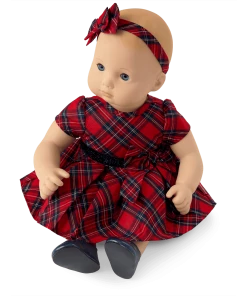 American Girl Ages 18m+ Pretty Plaid Christmas Dress For Bitty Baby® Dolls 7 American Girl Ages 18m+ Pretty Plaid Christmas Dress For Bitty Baby® Dolls