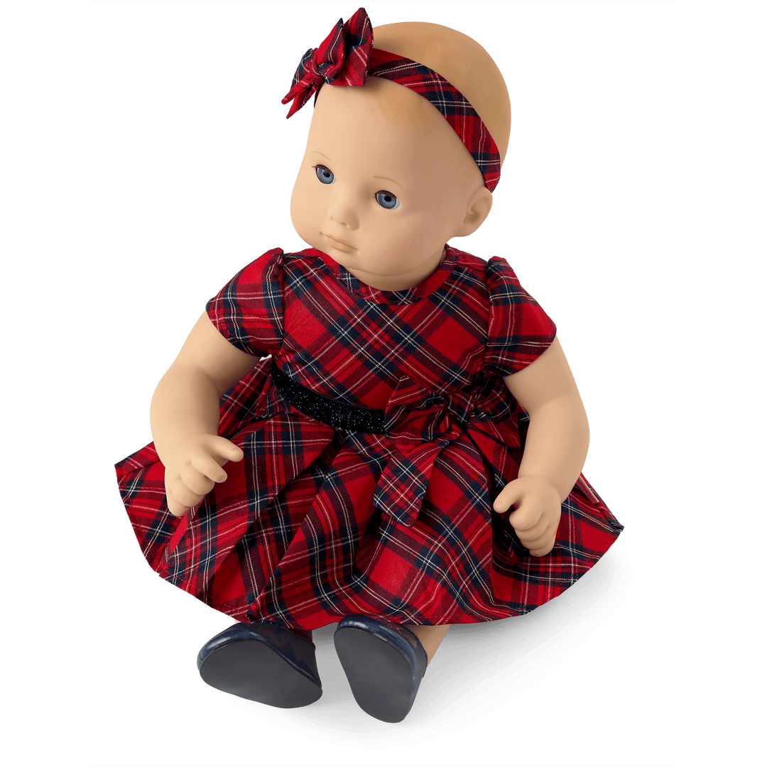 American Girl Ages 18m+ Pretty Plaid Christmas Dress For Bitty Baby® Dolls 5 American Girl Ages 18m+ Pretty Plaid Christmas Dress For Bitty Baby® Dolls