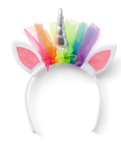 American Girl Rainbow Unicorn Headband Ages 6+